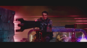 John Connor Brings Mounted Plasma Weapon to Target
